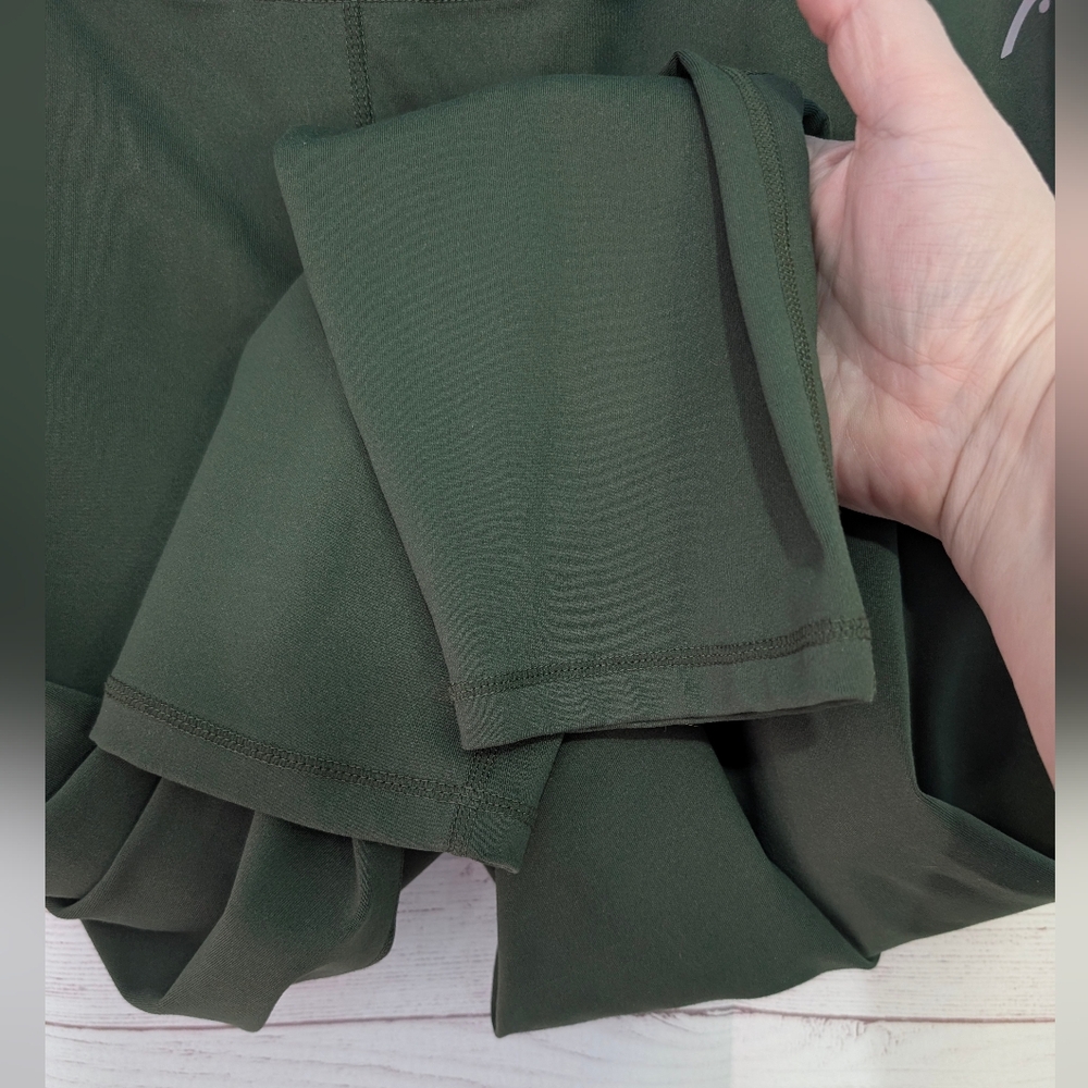 Euc HEAD Olive Green Leggings Size XL - Picture 3 of 8